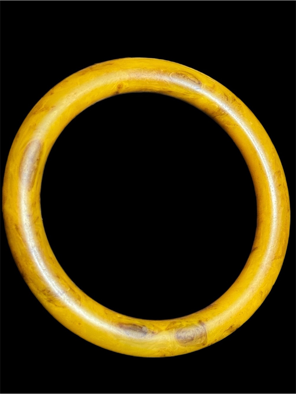 Butterscotch Bakelite Bangle Bracelet